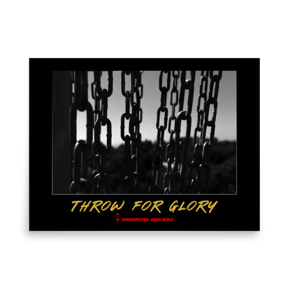 Chains Throw For Glory Poster
